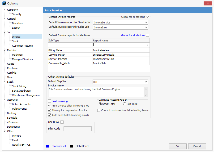 Meter billing reports