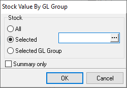 stock value by gl group1