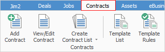 contracts in ribbon