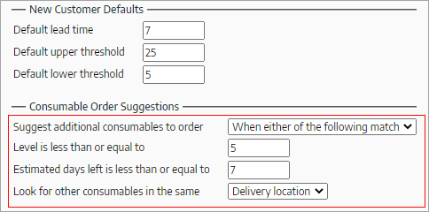 cons order sugg