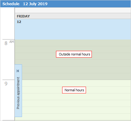 schedule hours