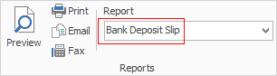 bank deposit report