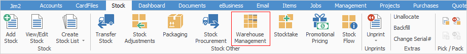 warehouse management icon