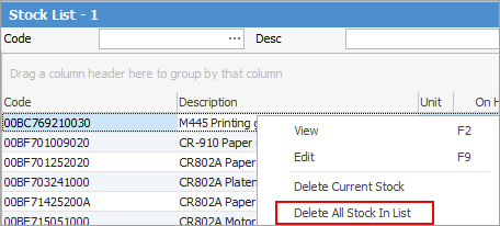 deleteallstock