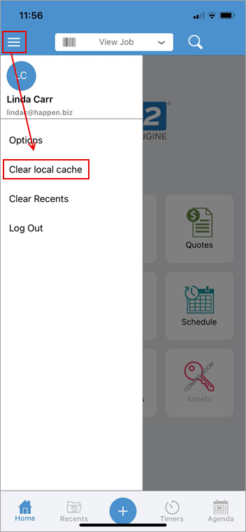 clearcache