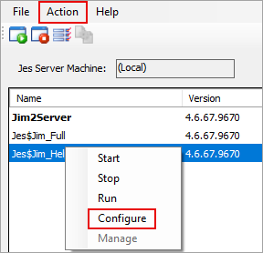 configure
