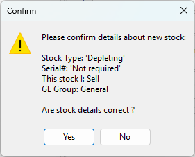 ConfrmMfrStock