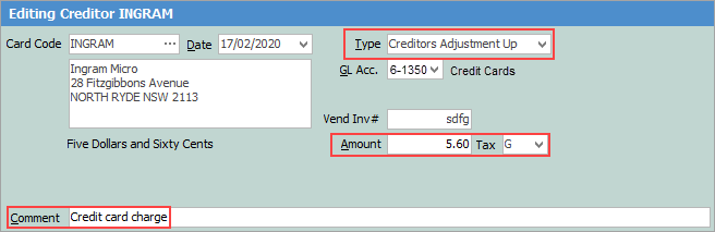 creditcardcharge