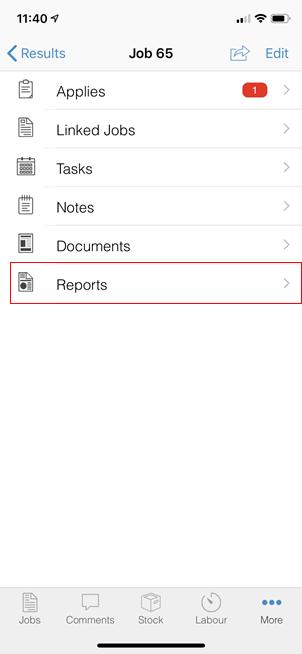 mobile reports