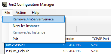 remove server service