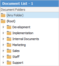 Document list