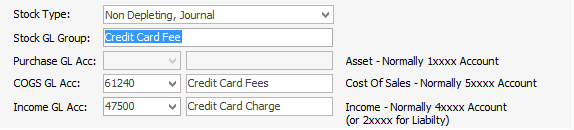 credit card fee