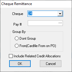 cheque remittance