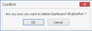 confirm delete dashboard