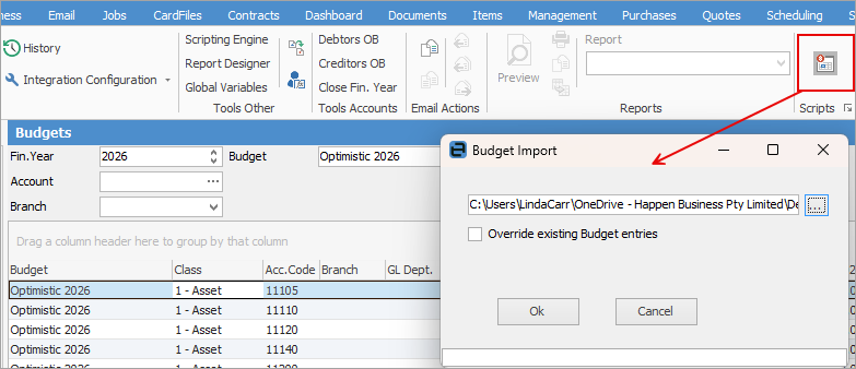 ImportBudget