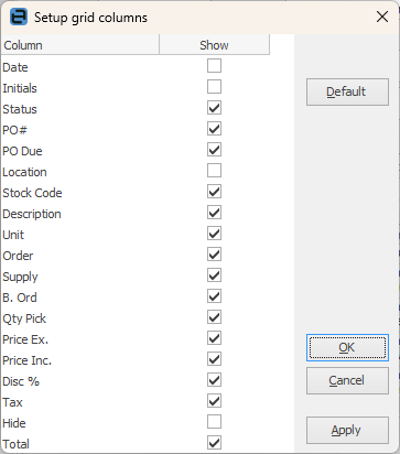jobgridcolumns