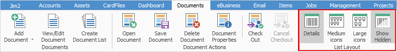 listlayout