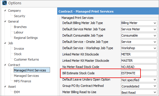 MachineEstimatesOption