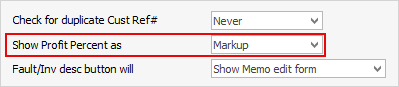markup