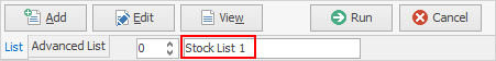 NameStockList