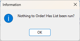 NothingToOrder