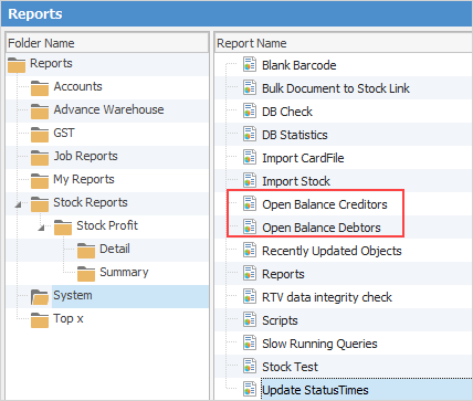 openbalancereports