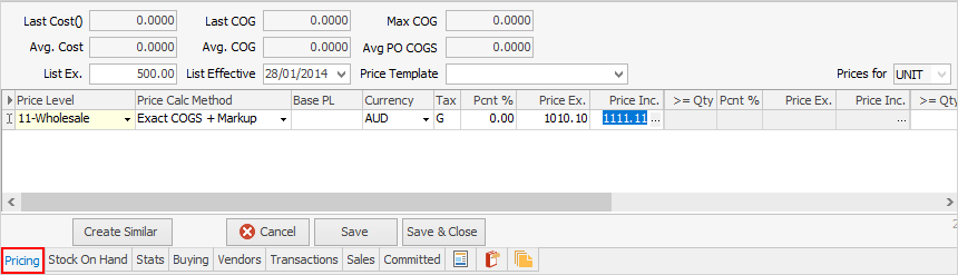 PricingTab