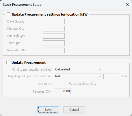 ProcurementChange