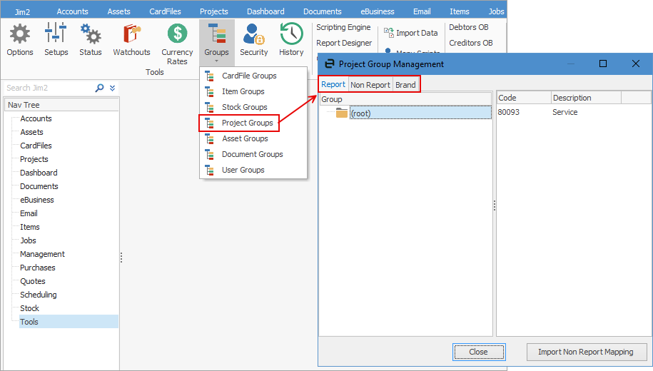 ProjectGroups