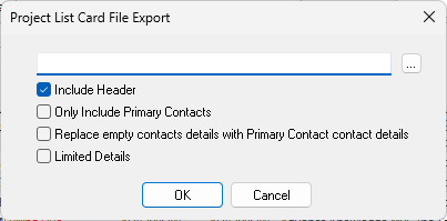 projlistexport