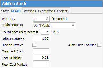 loading stock