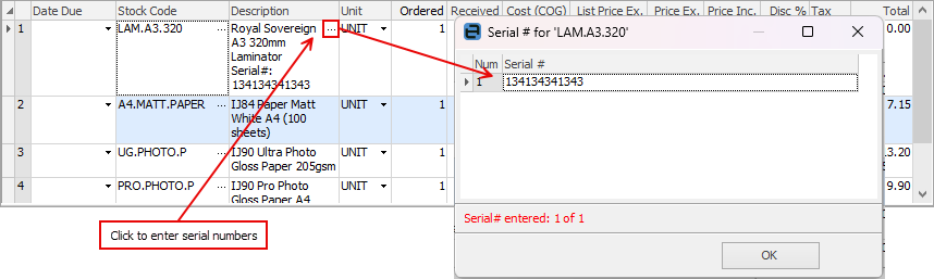 Serialnumber