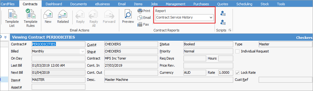 ServiceHistory