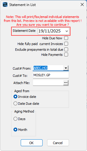 statementfromlist