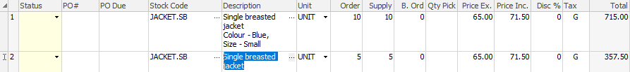 StockWithAttribOnJob