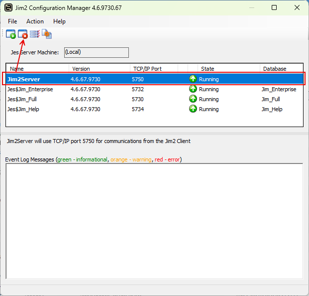 stopserver