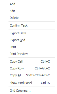 TaskListExport