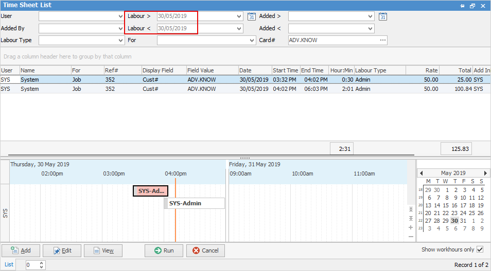 Timesheet