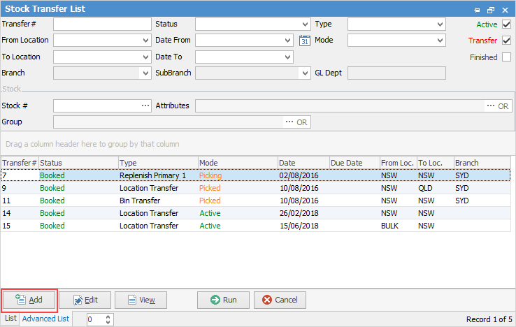 transferlist