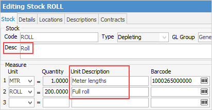 unitdescription