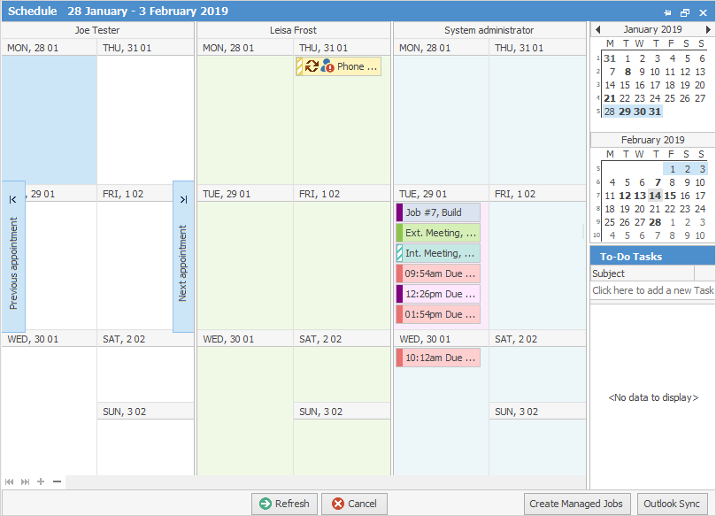 WeekViewSchedule