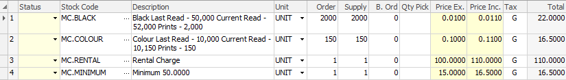 base charge min job