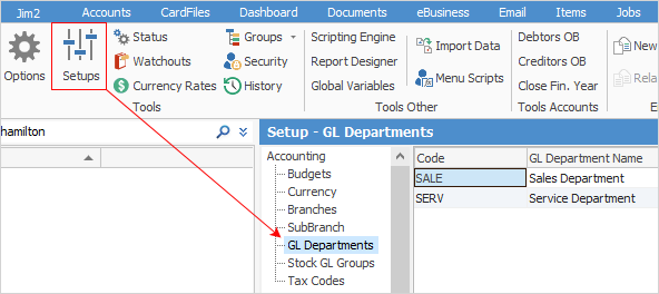 gldeptsetup