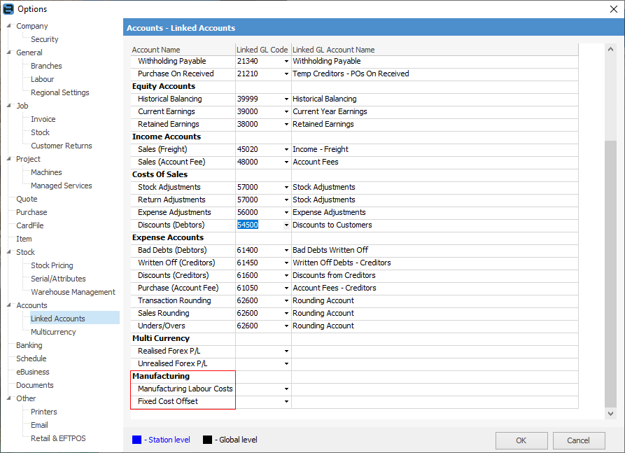 mfg linked accounts