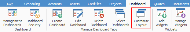 dashboard layout