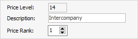 intercompany price level