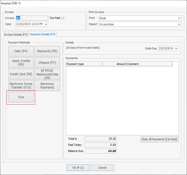 tyro payment