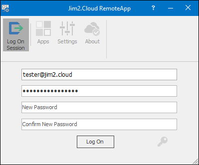 new cloud password