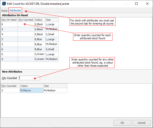 add count attributes