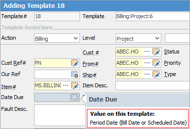 period bill date